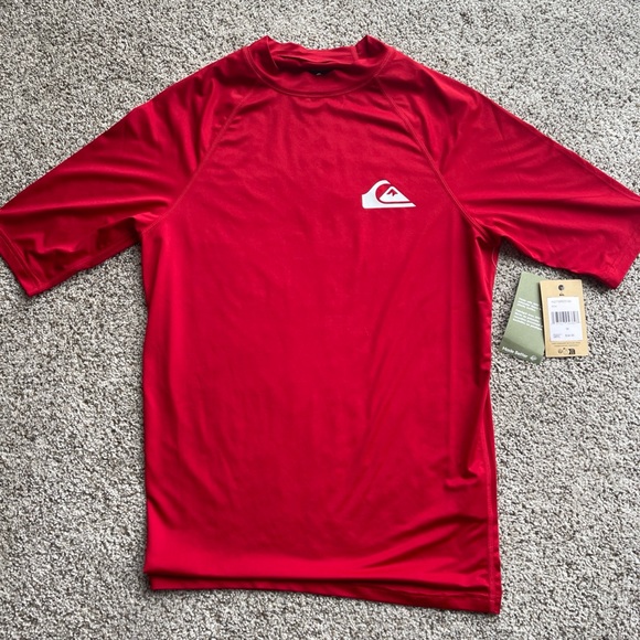 Hurley Rashguard léger LS UPF50 pour hommes ~ One & Only Quickdry blanc